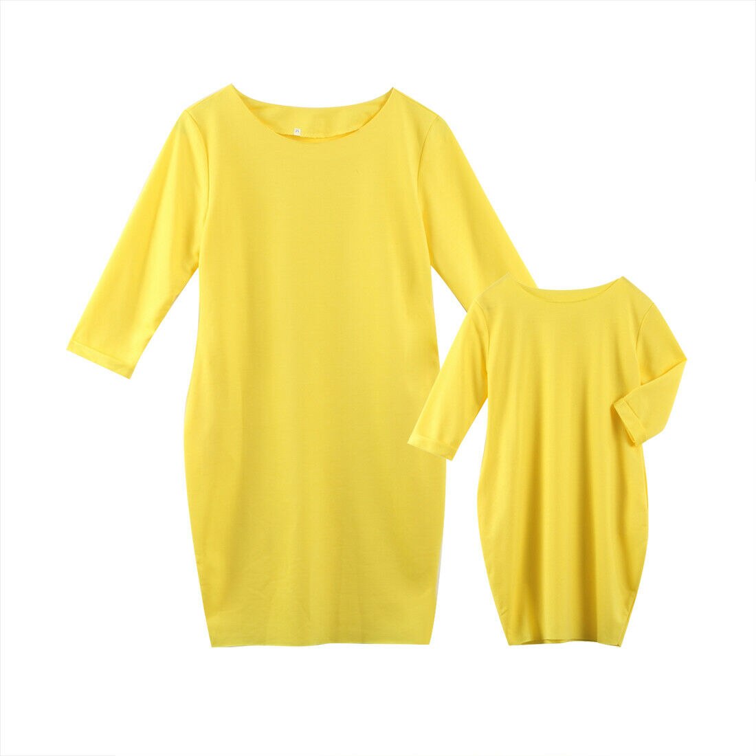 Fashion Bright Family Matching Dresses Summer Mom
