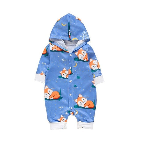 Newborn Baby Boy Girl Infant Hooded Cartoon Fox