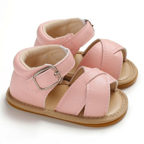 Newborn Infant Baby Girls Boys Sandals Shoes Solid