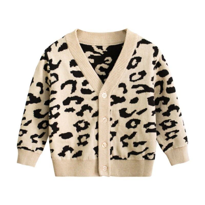 1 7T Little Girls Leopard Sweaters Toddler Baby