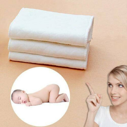 10Pcs/lot Baby Reusable Cloth Diapers Inserts 1