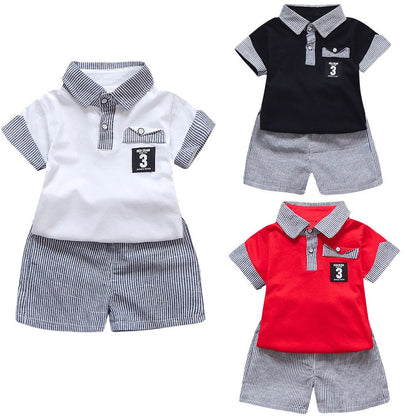 2 Pieces Sets Clothes Toddler Baby Boys Letter