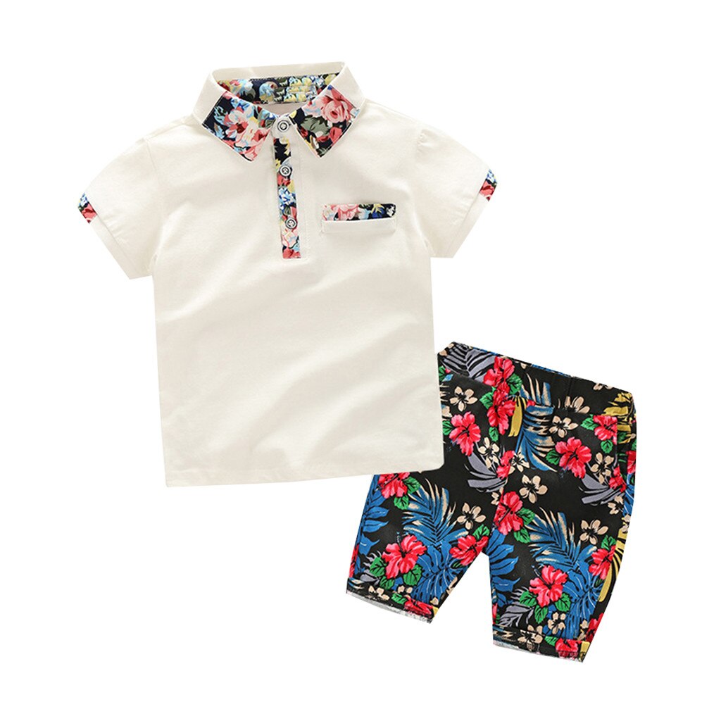 2019 Fashion Toddler Baby Gentleman Solid T Shirt