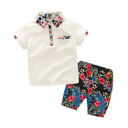 2019 Fashion Toddler Baby Gentleman Solid T Shirt