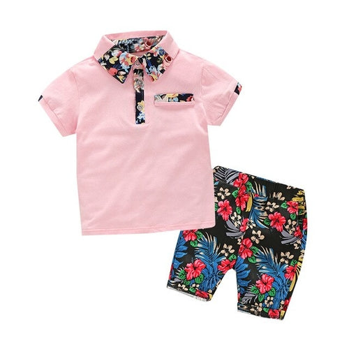 2019 Fashion Toddler Baby Gentleman Solid T Shirt