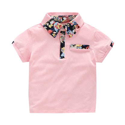 2019 Fashion Toddler Baby Gentleman Solid T Shirt