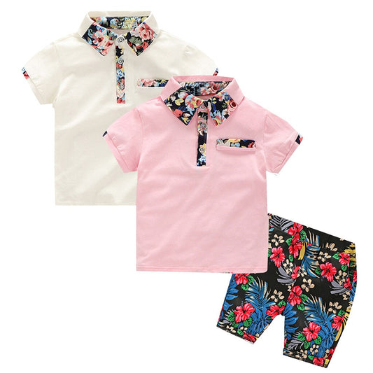2019 Fashion Toddler Baby Gentleman Solid T Shirt