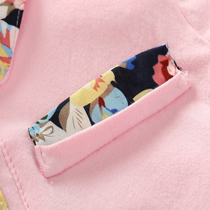 2019 Fashion Toddler Baby Gentleman Solid T Shirt