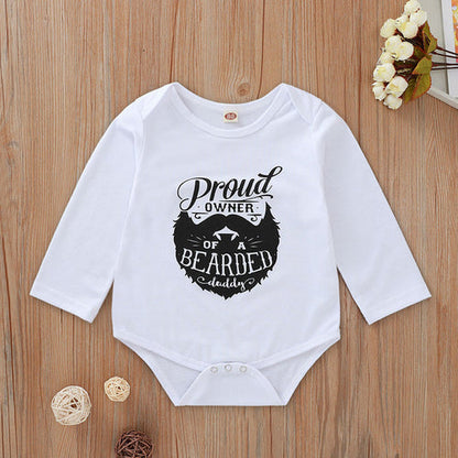 2019 Infant Baby Boys Girls Long Sleeve Letter