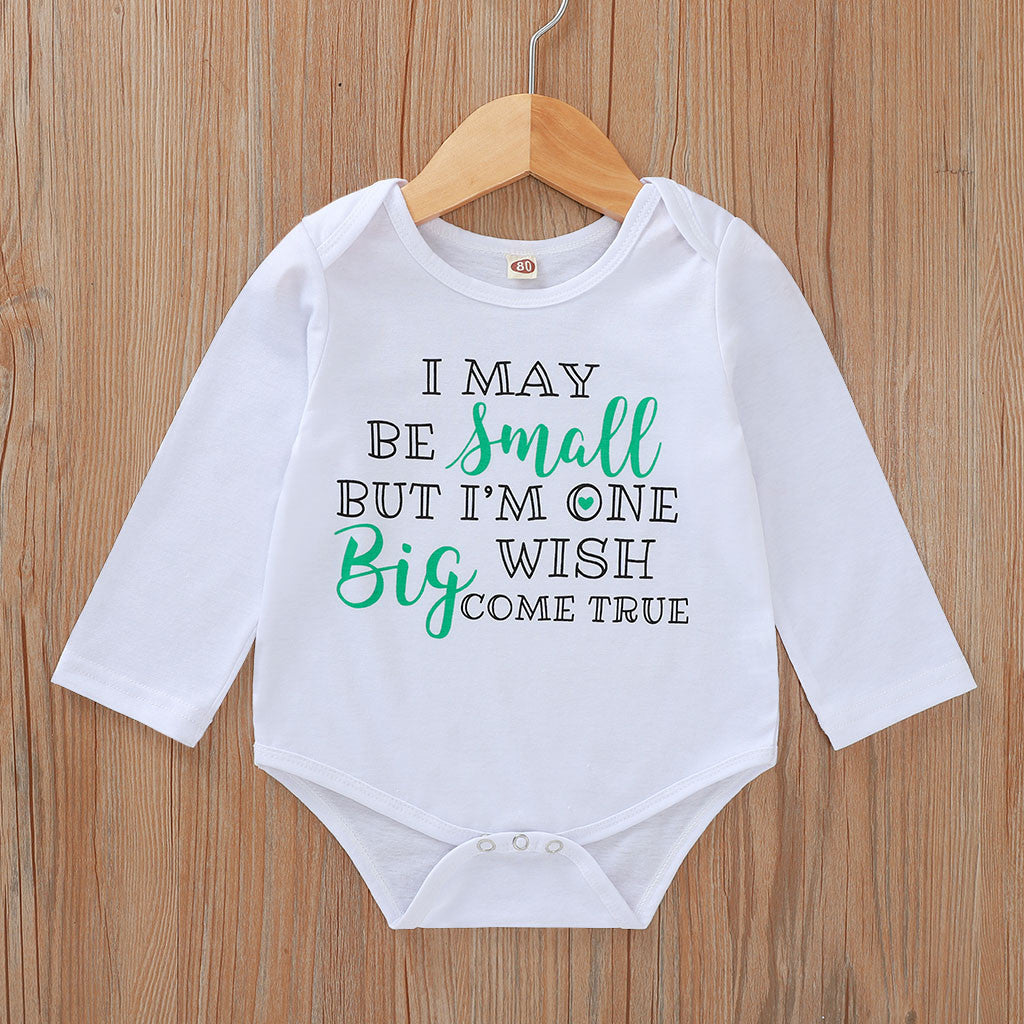 2019 Infant Baby Boys Girls Long Sleeve Letter