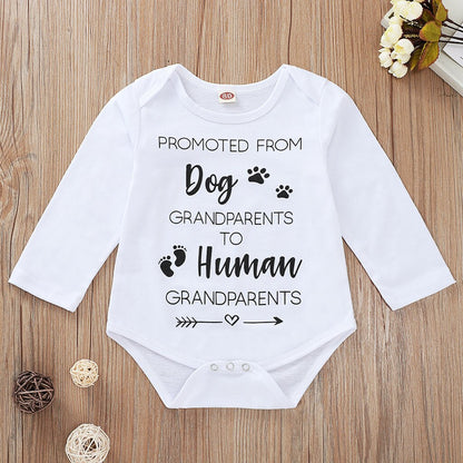 2019 Infant Baby Boys Girls Long Sleeve Letter