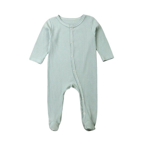 2019 New Baby Romper Girl Boy Autumn Solid Long