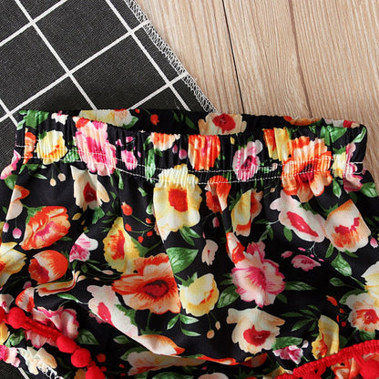 2019 New Baby Set Toddler Kid Girl Fly Sleeve