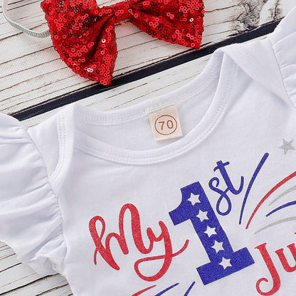 2PCS summer girl Toddler Kids Baby Girls Outfits