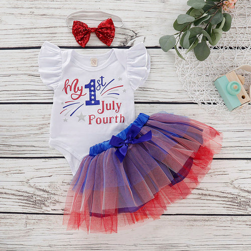 2PCS summer girl Toddler Kids Baby Girls Outfits