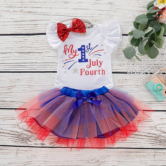 2PCS summer girl Toddler Kids Baby Girls Outfits