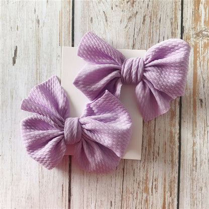 2Pcs/Sets Infant Kids Baby Girls Boys Solid Hair