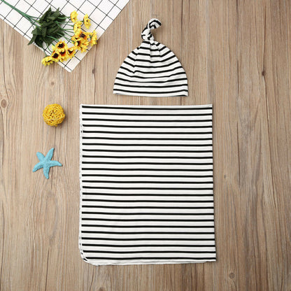 2pc Newborn Baby Boy Girls Blankets Cocoon Swaddle