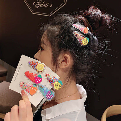 5Pcs/Sets Girls Women Hair Clips Snaps Hairpin
