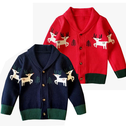 Autumn Winter Knitwear Christmas Baby Boy Girl