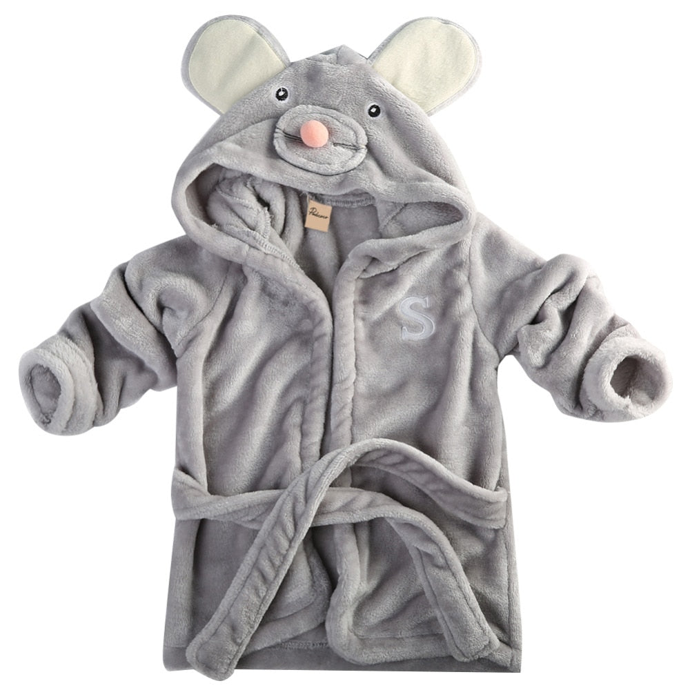 Baby Infant Girl Boy Cotton Hooded Bath Towel Wrap