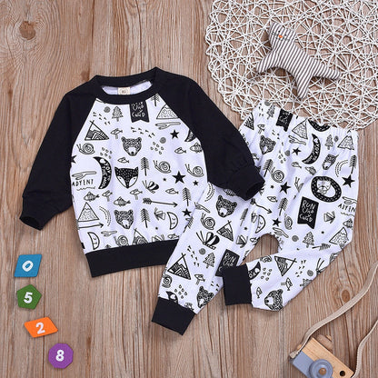 Cartoon Kids Baby Clothing Sets 2020 New Winter