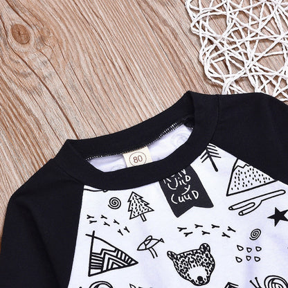 Cartoon Kids Baby Clothing Sets 2020 New Winter