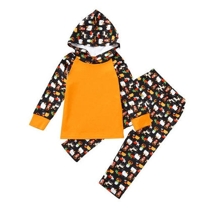 Children Kid Baby Boys Girls Dinosaur Bone Print