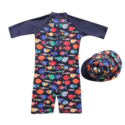 Children swimwear Kids Boys Girls Cartoon Fish