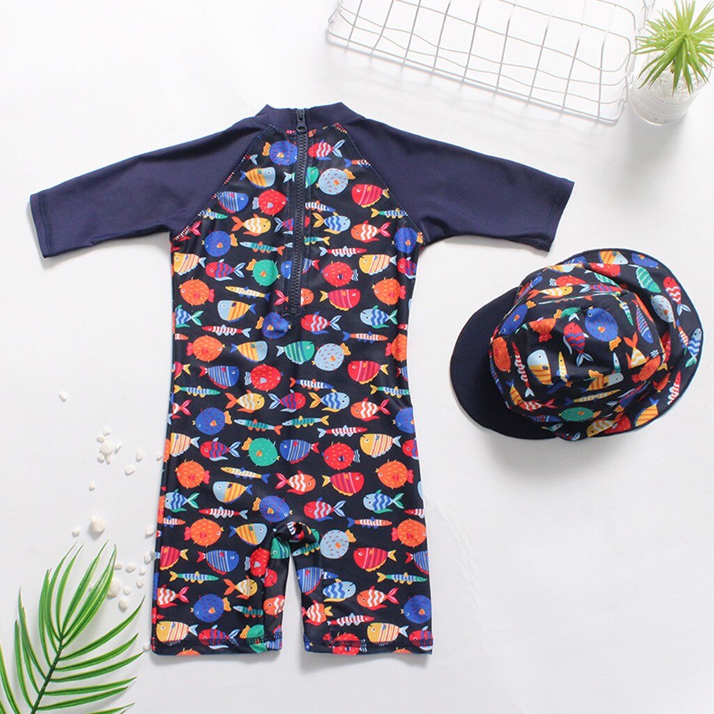 Children swimwear Kids Boys Girls Cartoon Fish
