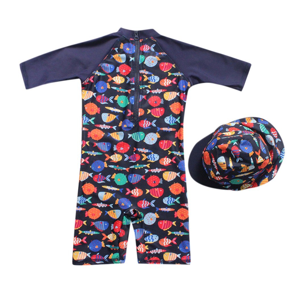 Children swimwear Kids Boys Girls Cartoon Fish