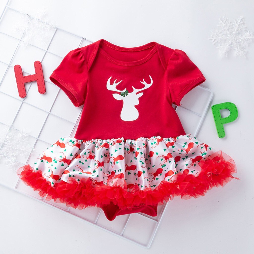 Christmas 4PCS Toddler Baby Girls Christmas