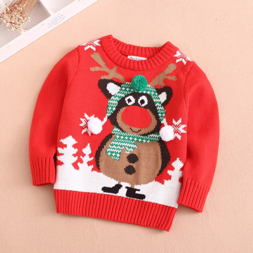 Christmas Baby Boy Clothes Boys Girls Sweaters