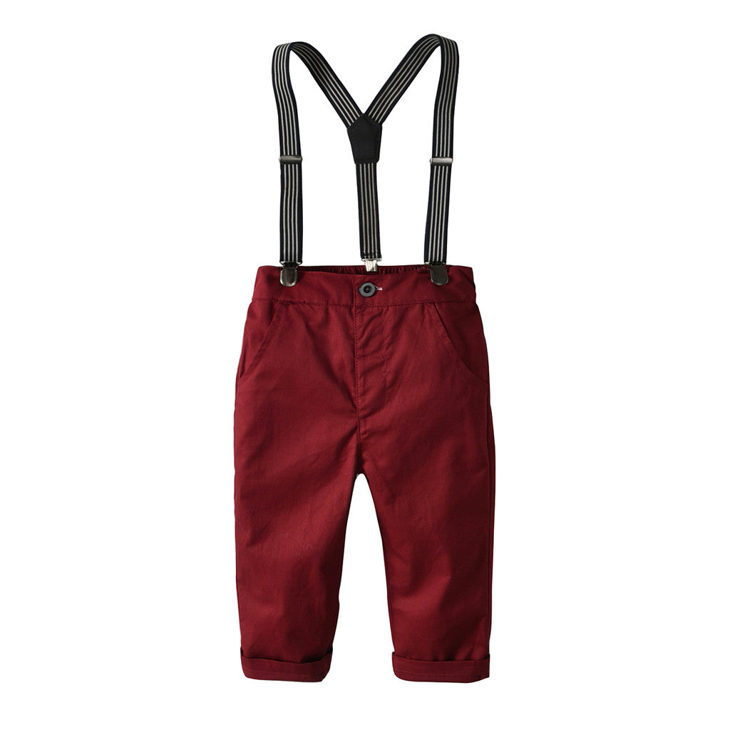 Christmas Baby Gentleman Suit Toddler Kid Baby