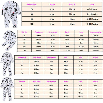 Christmas Women Baby Kids Family Matching Pajamas