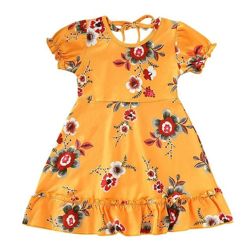 Cute Girls dress summer fashion Party comfy