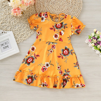 Cute Girls dress summer fashion Party comfy