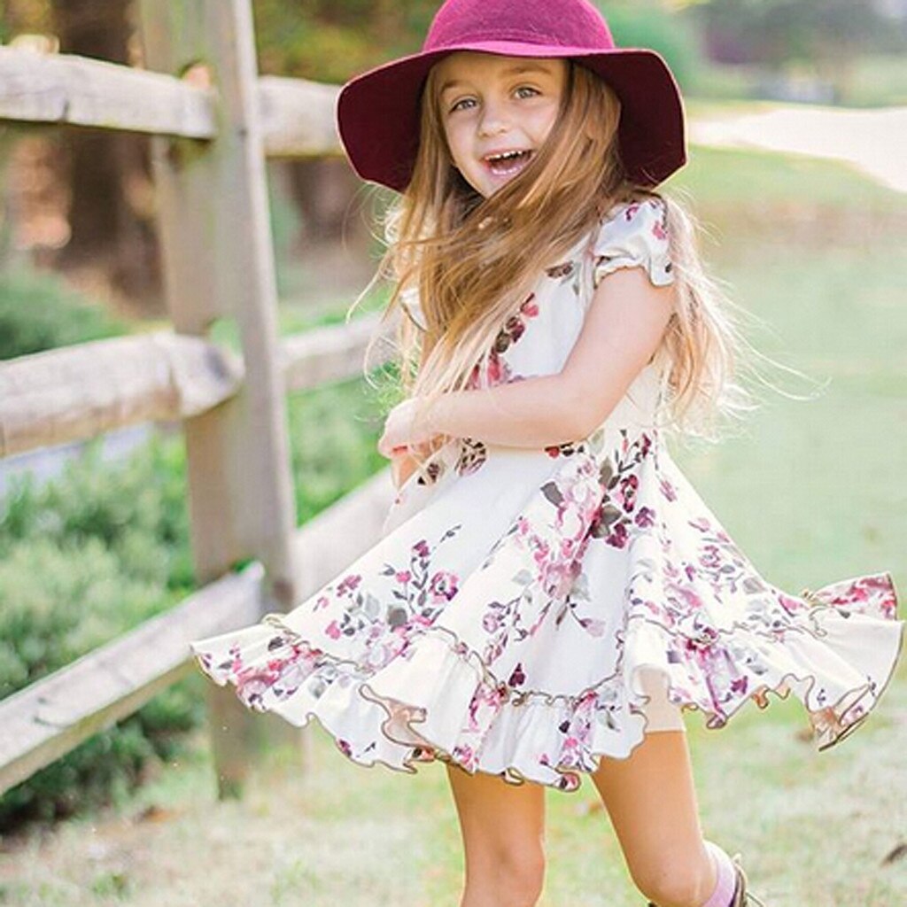 Cute Girls dress summer fashion Party comfy
