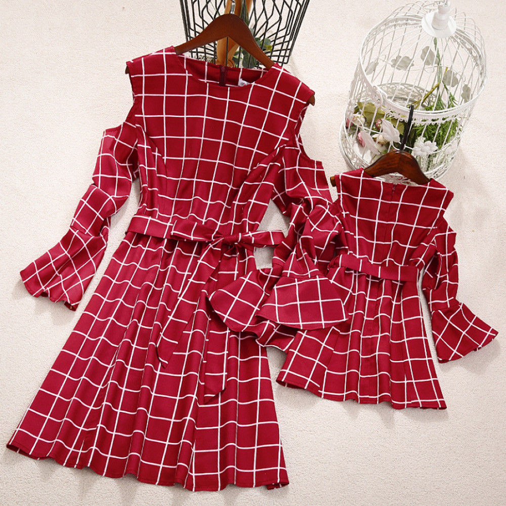 Family Dress Mother and Daughter Matching Dress