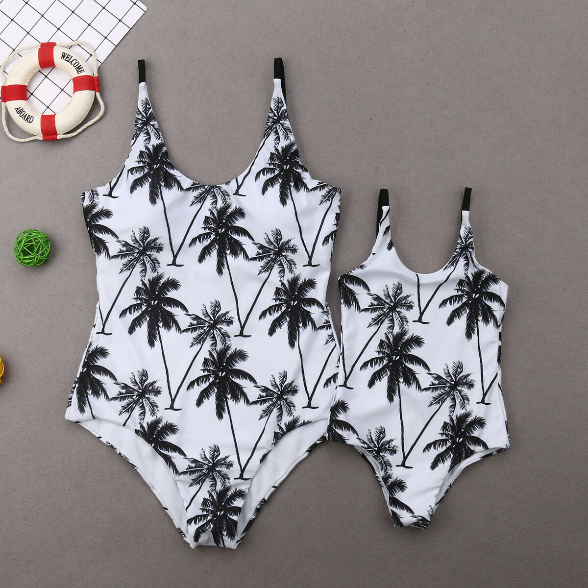 Family Matching One piece Swimsuit Clothes
