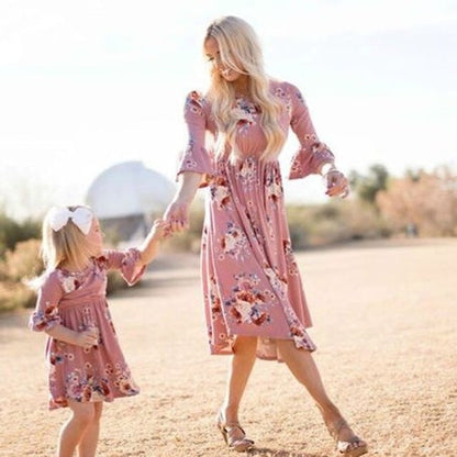 Family Mother and Daughter Matching Clothes