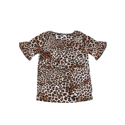 Fashion Mother and Daughter Leopard Print Summer