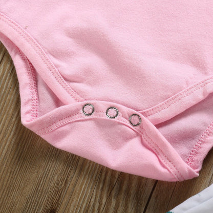Infant Newborn Baby Girl Clothes Frill Solid