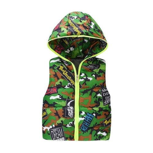 Kids Baby Boys Girls Waistcoat Jacket Coat Winter