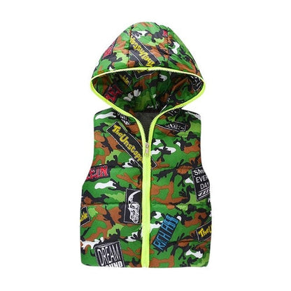 Kids Baby Boys Girls Waistcoat Jacket Coat Winter