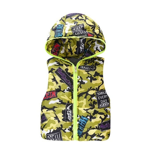 Kids Baby Boys Girls Waistcoat Jacket Coat Winter