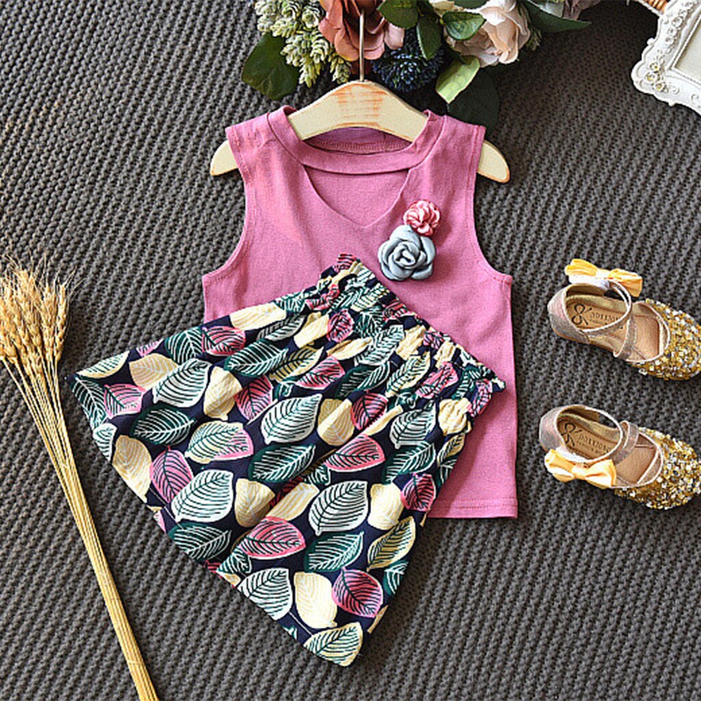 Kids Clothes Active Toddler Baby Girls Sleeveless