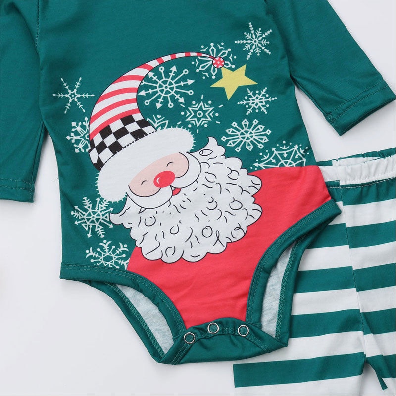 Kids Mom Dad Family Matching Christmas Pajamas PJs