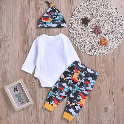 Loose Long sleeved letter printed robes trousers