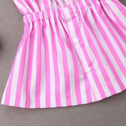 Mom and Daughter Girl Cute Summer Family Dress